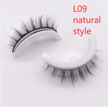Reusable 3D Mink Lashes Natural False Eyelashes Self Adhesive Fake Glue Free Makeup Eyelash Extension Silk Reusable 3D Mink Lashes Natural False Eyelashes Self Adhesive Fake Glue Free Makeup Eyelash Extension Silk